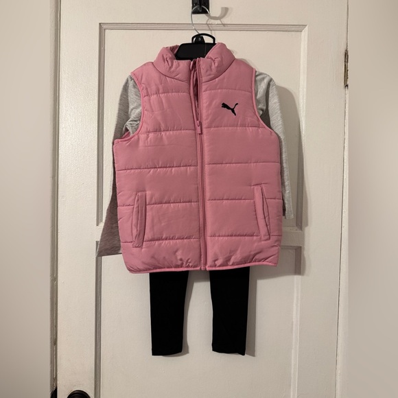 PUMA Youth 3 piece track set Sz small retail $80 - Picture 7 of 8